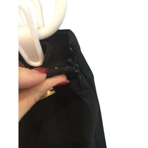 Tory Burch Women Crop Pants Plus Size 14 Black Classic Old Money Preppy Designer - Picture 9 of 11